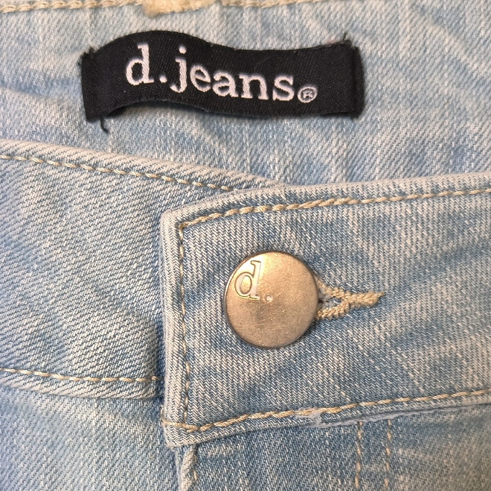 sac334 Mid Rise Skinny d. jeans Light Blue Women's Jeans - Picture 2 of 4